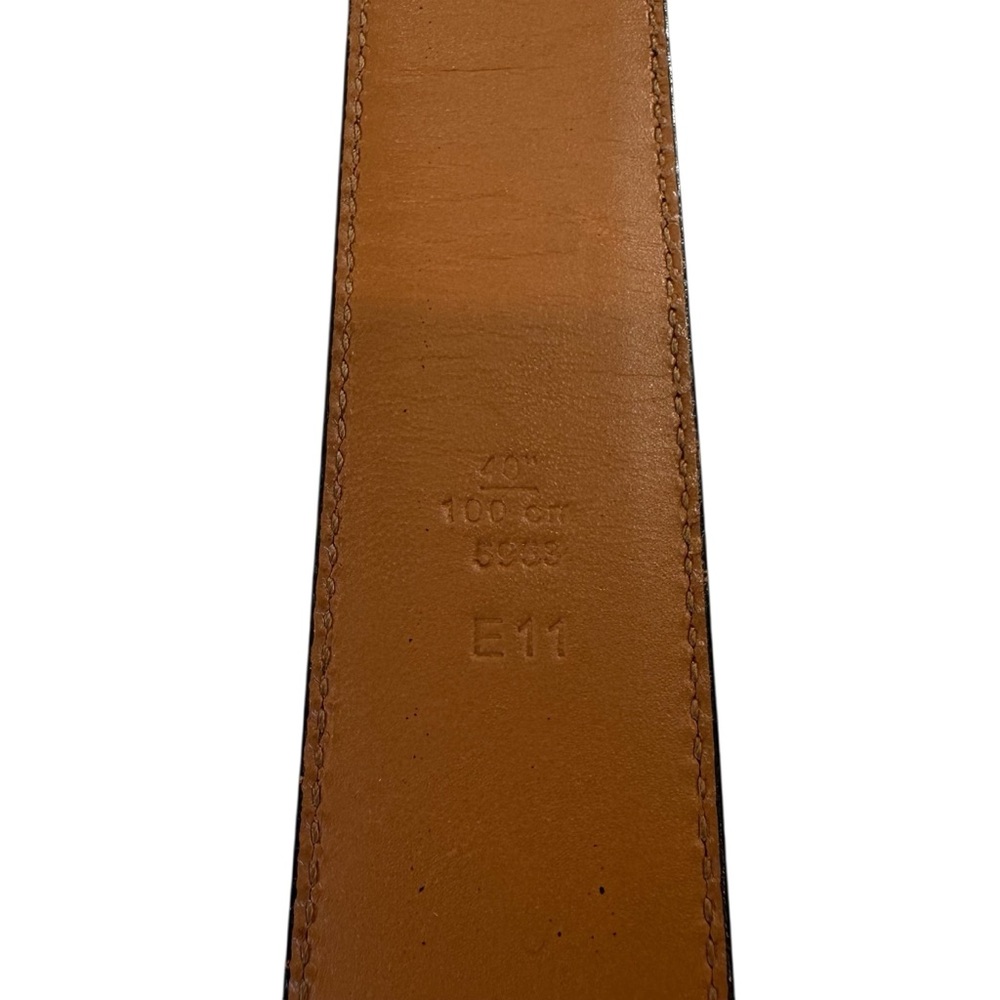 Coach Mens‎ 5953 Leather and Brass Brown Belt Size 40 - Picture 3 of 7